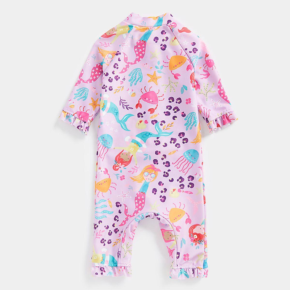 Mothercare Baby Girl Swimwear Mermaid All Over Print Sunsafe Mothercare 👶